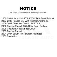 Charger l'image dans la galerie, Front Rear Semi-Metallic Brake Pads Drum Shoe Kit For Chevrolet Cobalt Saturn G5