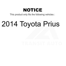 Load image into Gallery viewer, Front Rear Semi-Metallic Brake Pads And Drum Shoes Kit For 2014 Toyota Prius