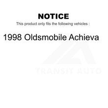 Charger l'image dans la galerie, Front Rear Semi-Metallic Brake Pads Parking Shoe Kit For Oldsmobile Achieva