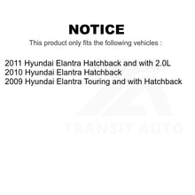 Charger l'image dans la galerie, Front Rear Semi-Metallic Brake Pads &amp; Parking Shoes Kit For Hyundai Elantra