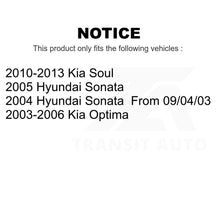 Charger l'image dans la galerie, Front Rear Semi-Metallic Brake Pads &amp; Parking Shoe Kit For Kia Soul Hyundai