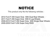 Load image into Gallery viewer, Front Rear Semi-Metallic Brake Pads &amp; Parking Shoe Kit For Ford F-350 Super