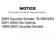 Load image into Gallery viewer, Front Rear Semi-Metallic Brake Pads Parking Shoe Kit For Hyundai Sonata Kia