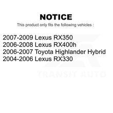 Charger l'image dans la galerie, Front Rear Semi-Metallic Brake Pads Parking Shoe Kit For Lexus Toyota RX350