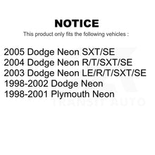 Load image into Gallery viewer, Front Rear Semi-Metallic Brake Pads And Parking Shoes Kit For Neon Dodge