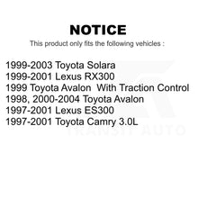 Charger l'image dans la galerie, Front Rear Semi-Metallic Brake Pads Parking Shoe Kit For Toyota Camry Lexus