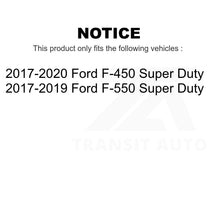 Load image into Gallery viewer, Front Rear Semi-Metallic Brake Pads &amp; Parking Shoe Kit For Ford F-450 Super