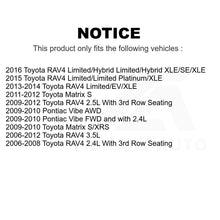 Load image into Gallery viewer, Front Rear Semi-Metallic Brake Pads Parking Shoe Kit For Toyota RAV4 Matrix