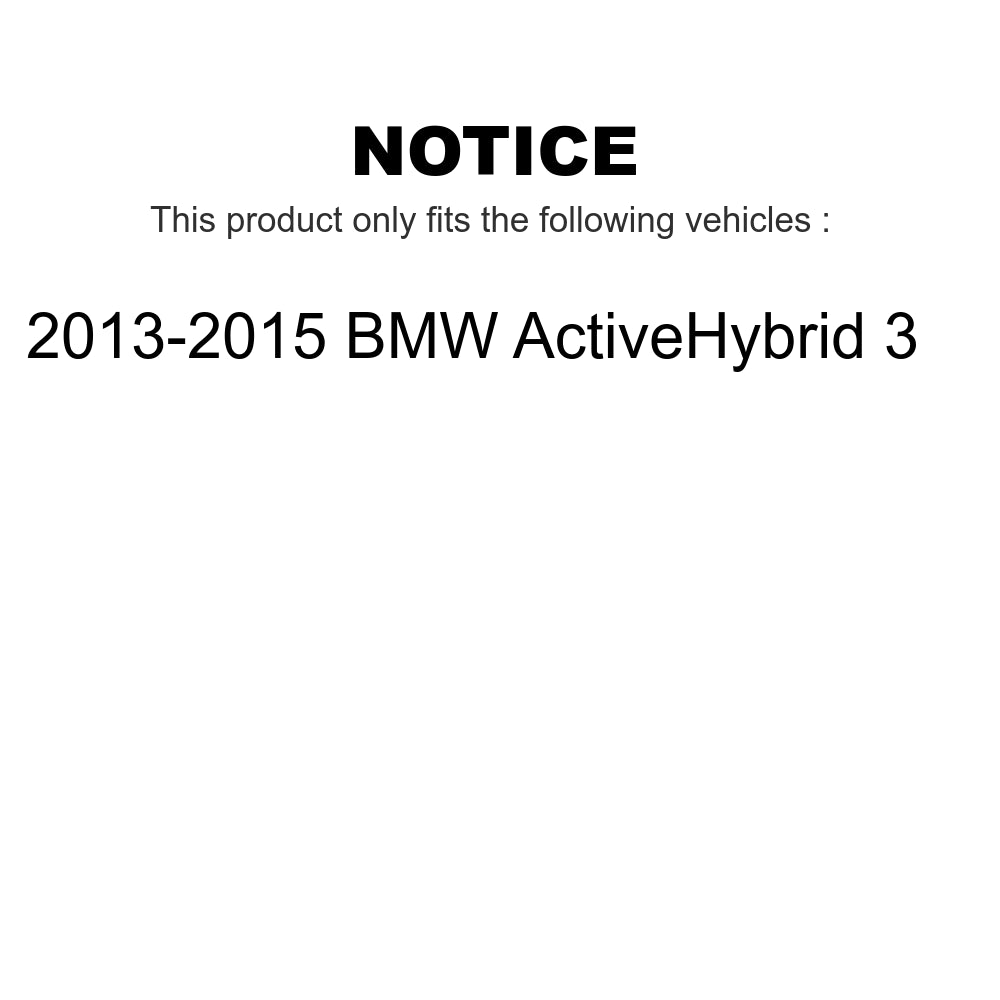 Front Rear Semi-Metallic Brake Pads Parking Shoe Kit For BMW 428i 330i 335i