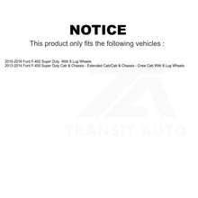 Load image into Gallery viewer, Front Rear Semi-Metallic Pads &amp; Parking Shoes Kit For Ford F-450 Super Duty