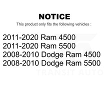 Charger l'image dans la galerie, Front Rear Semi-Metallic Brake Pads And Parking Shoe Kit For Ram 5500 Dodge