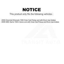 Charger l'image dans la galerie, Front Rear Semi-Metallic Brake Pads Parking Shoe Kit For Chevrolet 1500 GMC