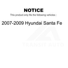 Charger l'image dans la galerie, Front Rear Semi-Metallic Brake Pads &amp; Parking Shoe Kit For Hyundai Santa Fe