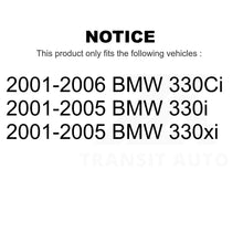 Charger l'image dans la galerie, Front Rear Semi-Metallic Brake Pads And Parking Shoe Kit For BMW 330Ci 330i