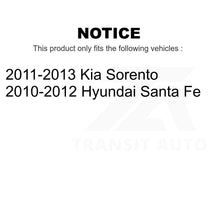 Charger l'image dans la galerie, Front Rear Semi-Metallic Brake Pads Parking Shoes Kit For Kia Sorento Santa