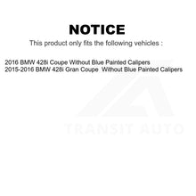 Charger l'image dans la galerie, Front Rear Semi-Metallic Brake Pads And Parking Shoe Kit For BMW 428i Gran Coupe