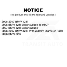 Charger l'image dans la galerie, Front Rear Semi-Metallic Brake Pads Parking Shoe Kit For BMW 328i 325i 128i 323i