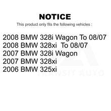 Charger l'image dans la galerie, Front Rear Semi-Metallic Brake Pads &amp; Parking Shoes Kit For BMW 328i 328xi 325xi