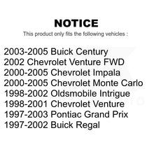 Load image into Gallery viewer, Front Rear Semi-Metallic Brake Pads Parking Shoes Kit For Chevrolet Impala Buick