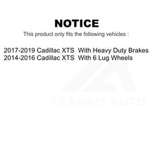 Load image into Gallery viewer, Front Rear Semi-Metallic Brake Pads And Parking Shoes Kit For Cadillac XTS