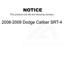 Charger l'image dans la galerie, Front Rear Semi-Metallic Brake Pads And Parking Shoe Kit For Dodge Caliber SRT-4