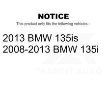 Load image into Gallery viewer, Front Rear Semi-Metallic Brake Pads And Parking Shoes Kit For BMW 135i 135is