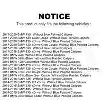 Load image into Gallery viewer, Front Rear Semi-Metallic Brake Pads Parking Shoe Kit For BMW 328i xDrive 335i GT