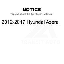 Load image into Gallery viewer, Front Rear Semi-Metallic Brake Pads Parking Shoe Kit For 2012-2017 Hyundai Azera