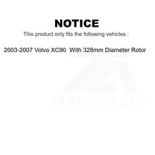 Charger l'image dans la galerie, Front Rear Semi-Metallic Brake Pads And Parking Shoes Kit For Volvo XC90