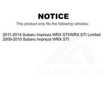 Load image into Gallery viewer, Front Rear Semi-Metallic Brake Pads And Parking Shoes Kit For Subaru Impreza