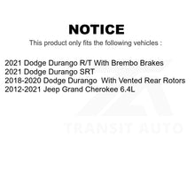 Load image into Gallery viewer, Front Rear Semi-Metallic Brake Pads And Parking Shoe Kit For Jeep Grand Cherokee