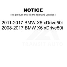 Load image into Gallery viewer, Front Rear Semi-Metallic Brake Pads And Parking Shoe Kit For BMW X5 X6 xDrive50i