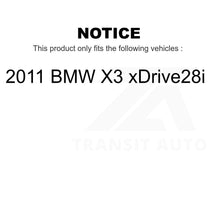 Load image into Gallery viewer, Front Rear Semi-Metallic Brake Pads &amp; Parking Shoe Kit For 2011 BMW X3 xDrive28i