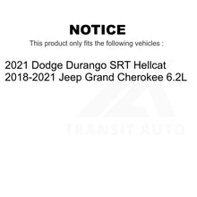 Load image into Gallery viewer, Front Rear Semi-Metallic Brake Pads &amp; Parking Shoe Kit For Jeep Grand Dodge