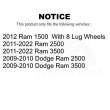 Load image into Gallery viewer, Front Coated Disc Brake Rotors Pair For Ram 2500 3500 1500 Dodge