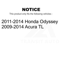 Load image into Gallery viewer, Front Coated Disc Brake Rotors Pair For Honda Odyssey Acura TL