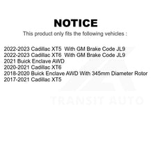 Load image into Gallery viewer, Front Coated Disc Brake Rotors Pair For Cadillac XT5 Buick Enclave XT6