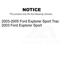 Load image into Gallery viewer, Rear Coated Disc Brake Rotors Pair For Ford Explorer Sport Trac