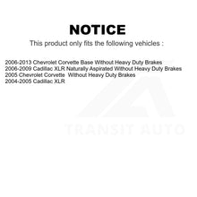 Load image into Gallery viewer, Front Rear Coated Disc Brake Rotors Kit For Chevrolet Corvette Cadillac XLR