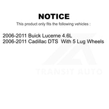 Load image into Gallery viewer, Front Rear Coated Disc Brake Rotors Kit For 2006-2011 Buick Lucerne Cadillac DTS