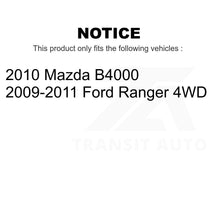 Load image into Gallery viewer, Front Rear Coated Disc Brake Rotors Kit For Ford Ranger Mazda B4000