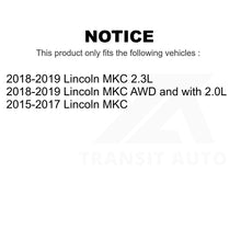 Load image into Gallery viewer, Front Rear Coated Disc Brake Rotors Kit For Lincoln MKC