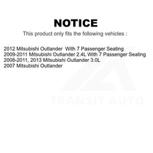 Charger l'image dans la galerie, Front Rear Coated Disc Brake Rotors Kit For Mitsubishi Outlander