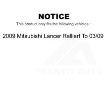 Load image into Gallery viewer, Front Rear Coated Brake Rotors Kit For 2009 Mitsubishi Lancer Ralliart To 03 09