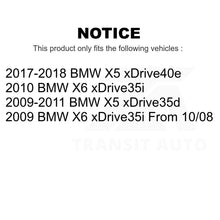 Load image into Gallery viewer, Front Rear Coated Disc Brake Rotors Kit For BMW X5 X6