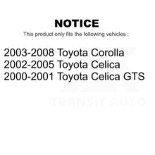 Load image into Gallery viewer, Front Rear Disc Brake Rotors Drums Kit For Toyota Corolla Celica