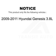 Charger l'image dans la galerie, [Front+Rear] 2009-2011 Hyundai Genesis 3.8L Premium OE Coated Rotors Brake Kit For Max Braking