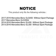 Load image into Gallery viewer, Front Rear Coated Brake Rotors Kit For Mercedes-Benz GLS450 GL450 GL350 GLS350d