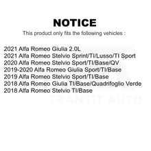 Load image into Gallery viewer, Front Coated Disc Brake Rotors Pair For Alfa Romeo Stelvio Giulia