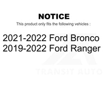 Load image into Gallery viewer, Front Coated Disc Brake Rotors Pair For Ford Ranger Bronco